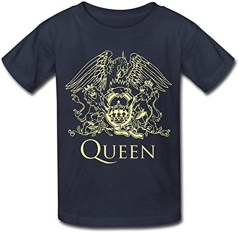 Roshow Youth's/Kid's Rock Band Queen Logo Picture Tee Shirts