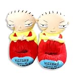 Family Guy - Mens Stewie Slipper, Red, Yellow