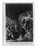 Historic Print (S): The Indians giving a talk to Colonel Bouquet in a conference at a council fire, near his