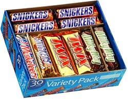 Chocolate Bar Variety Pack - 30 ct