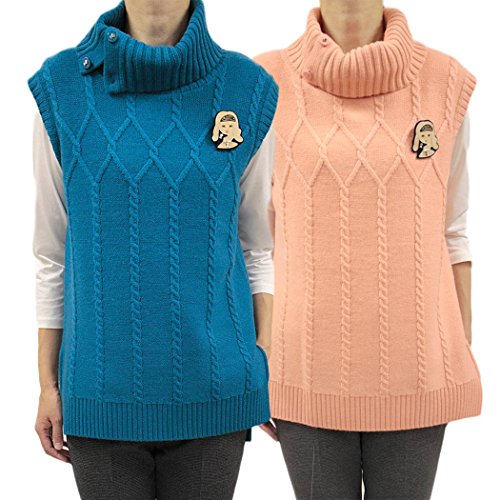 ピッコーネ スタジオ ピッコーネ STUDIO PICONE レディース ベスト タートルネック リブ編み ニット ウール (pico-w16aw32s)