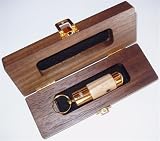 Piece of History Morgan Recycled Ash 1 Gb Flash Drive w/Case - Gold