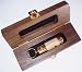 "Piece of History" Morgan Recycled Ash 1 Gb Flash Drive w/Case - Gold