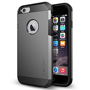 iPhone 6 Case, Spigen Tough Armor Case for iPhone 6 (4.7-Inch) - Retail Packaging -  Gunmetal (SGP11022)