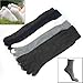 SDBING 5 Pairs Men Unisex Five Fingers Separate Toe Socks, Assorted Colors