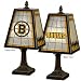 Boston Bruins Glass Table 14 Lamp