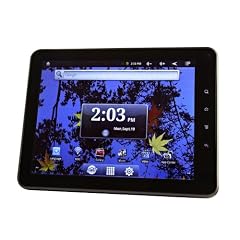 Intenso Intab 20,3 cm (8 Zoll) Tablet-PC (Kapazitiv-Multitouch Display, 1GHz, 8GB Flash-Speicher, WiFi, 360� Lagesensor, E-Book Reader, USB 2.0, Android 2.3) anthrazit