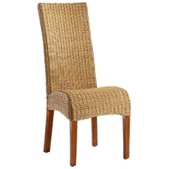 Hansen Rattan 3891/F610 Peddigrohrstuhl honig gebeizt / B 47 T 67 H 106 SH 48 cm