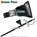 Leather Medieval Sword Frog Belt Hanger Rapier Renaissa Leather Medieval Sword Frog Belt Hanger Rapier Renaissa