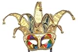 Jester Mask Mardi Gras Mask Venetian Party Mask Hunt Green