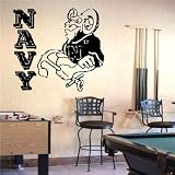 Ncaa Wall Mural Vinyl Sticker Sports Logos Navy Midshipmen (S609)