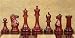 Hampshire Staunton Chess Set in Red Sandalwood & Boxwood - 4.4