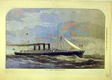 1872 MACKIE CHANNEL PASSAGE STEAMER PASSENGER SHIP