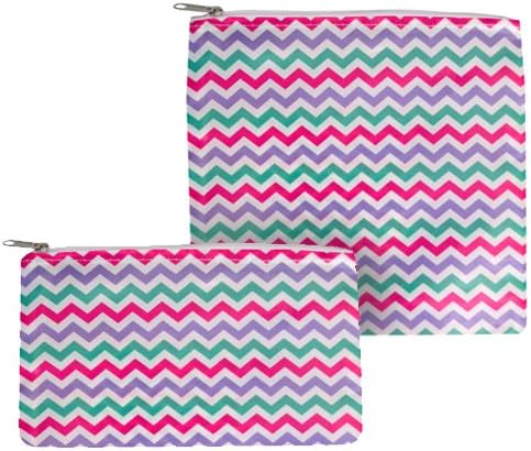 Cloth Snack &amp; Sandwich Bag Set (Sweet Chevron)