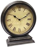 Round Table Clock Table Dstrssd Black