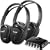 Power Acoustik HP-22IRT 2 Swivel Ear Pad Single Channel Infrared Wireless Headphones with Transmitter