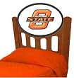 Oklahoma State - Stained Full Headboard