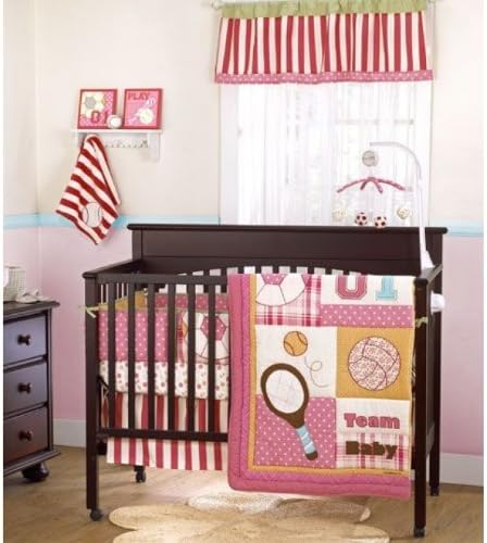 Cocalo Play Date Sports 4 Piece Baby Crib Bedding Set