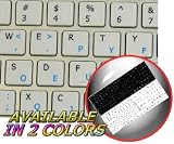 MAC ENGLISH - DVORAK WHITE BACKGROUND KEYBOARD STICKERS