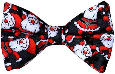 Adults Holiday Bow Tie, Handmade in the USA, Pre-tied for Infants, Toddlers, Boys, and Adults