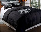 Philadelphia Eagles Comforter Set: Twin Comforter with Shams