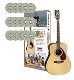Yamaha Gigmaker Standard Acoustic Guitar Pack, Natural, with 15 Guitar Lesson DVD's Yamaha Gigmaker Standard Acoustic Guitar Pack, Natural, with 15 Guitar Lesson DVD's