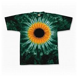 Youth Tie Dye Mania "Sunflower" Green Tie-Dye Short Sleeve T-Shirt