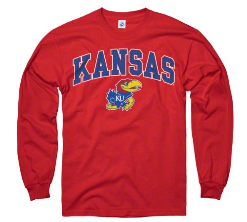 Kansas Jayhawks Red Perennial II Long Sleeve T-Shirt