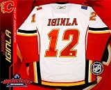 Jarome Iginla Autographed/Hand Signed Calgary Flames White Reebok Premier Jersey