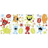 MyStyle MS0106 Little Monsters Glow-In-The-Dark Peel and Stick Wall Art