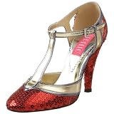 Bordello By Pleaser Womens Cabaret-01 T Strap