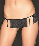 La Perla Black Label - La Perla Black Label Frange Skirted Brazilian Brief Panty
