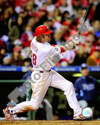 Buy Jayson Werth Philadelphia Phillies 2008 World Series Champions - WS HR - Autographed 8x10... by Schwartz Sports