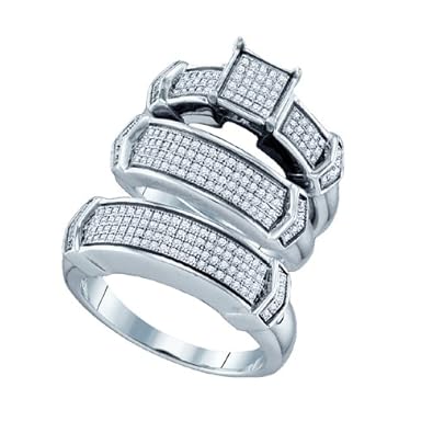 Cheap Girls Jewelry 0.68CT DIAMOND FASHION TRIO SET For Sale