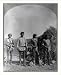 Historic Print (L): Apache braves ready for the trail, near Camp Apache, Arizona.