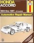 Haynes Honda Accord 1994-97: All Models