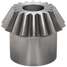 Boston Gear L158YP Bevel Gear, 2:1 Ratio, 1.125" Bore, 6 Pitch, 18 Teeth, Steel