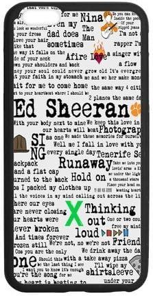 LeonardCustom- Ed Sheeran Quotes Hard Rubber Phone Cover Case for iPhone 6 Plus 5.5 Inch -LCI6PU320
