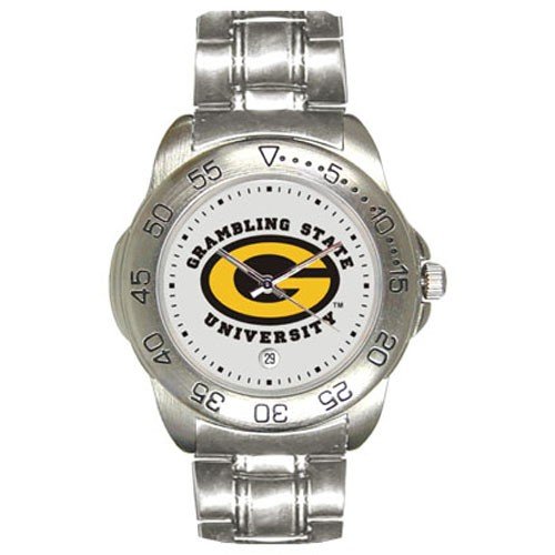 Grambling Tigers Men’s Gameday Sport Watch w/Stainless Steel Band