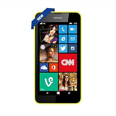 Nokia Lumia 630 (Single SIM, Yellow)