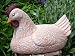 Huhn groß terracotta