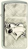 Original Zippo Feuerzeug Heart with Banner slim