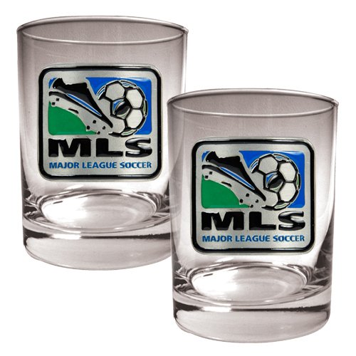 Major League Soccer "Logo" MLS 2pc Rocks Glass Set - Primary Team Logo