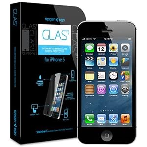 SPIGEN SGP iPhone5 GLAS.t Premium Tempered Glass Series 【SGP09435】