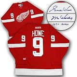 GORDIE HOWE Detroit Red Wings SIGNED Total Goals Jersey