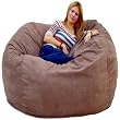 5-feet Earth Cozy Sac Bean Bag Chair Love Seat