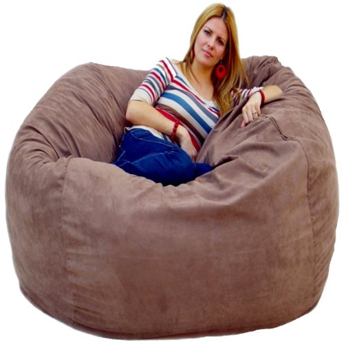 5-feet Earth Cozy Sac Bean Bag Chair Love Seat