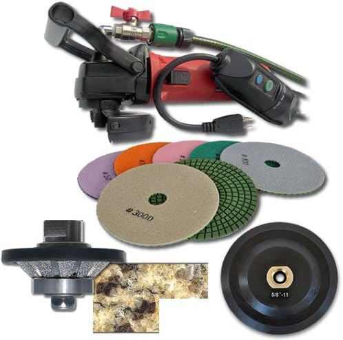 SECCO 38BWVPOLSET 3/8-Inch Bevel Wet Polisher Kit