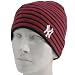 Nike New York Yankees Ladies Tri-Color Cooperstown Knit Beanie