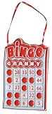 Bingo Granny Bingo Board Game Christmas Ornament #W20008